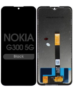 Refurbished - LCD and Digitizer for Nokia G300 5G (N1274DL) (No Frame) (Black)
