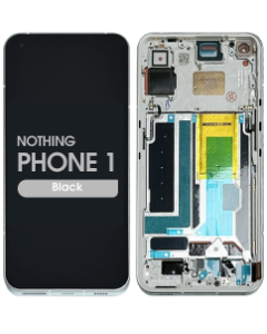 Refurbished - OLED Screen and Digitizer Assembly w/ Frame for Nothing Phone 1 (A063) (White)