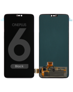 LCD Screen and Digitizer Assembly for OnePlus 6 (No Frame) (Black)