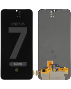 Refurbished - OLED Screen and Digitizer Assembly for OnePlus 7 (No Frame) (Black)