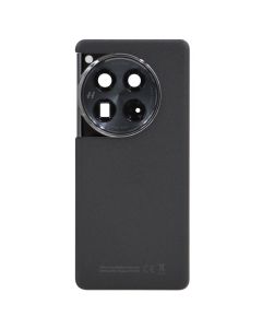 Back Cover w/ Adhesive / Camera Lens for OnePlus 12 (Silky Black)