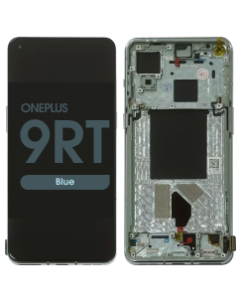 Refurbished - OLED Screen and Digitizer Assembly w/ Frame for OnePlus 9RT 5G (Blue)