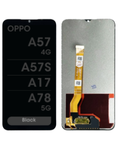 Refurbished - LCD Screen and Digitizer Assembly for Oppo A57 4G  / A57s / A17 / A78 5G (No Frame) (Black)