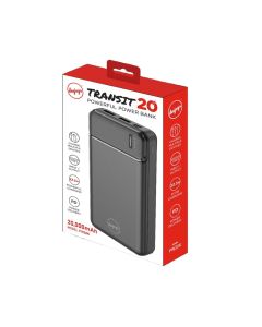 Deejays - 20,000MAH Transit20 Power Bank (Black)