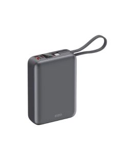 ZIZO - PowerVault 45W Power Bank 20,000mAh w/ Built-in USB-C Cable (Space Black) 