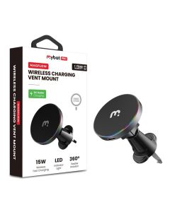 MyBat Pro - MagFlow Wireless Charging Vent Mount (Black)