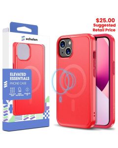 echelon - Fuse Series w/ MagSafe Case for iPhone 13 / 14 (Red)
