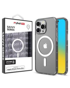 MyBat Pro - Savvy Series MagSafe Case for iPhone 16 Pro Max (Clear)