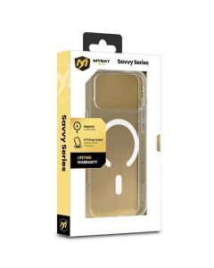 MyBat Pro - Savvy Series MagSafe Case for iPhone 17 Pro Max / 18 Pro Max (Clear Glitter)