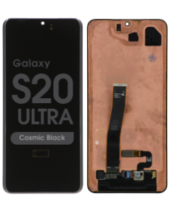 Refurbished - OLED Screen and Digitizer Assembly for Samsung Galaxy S20 Ultra (G988) (No Frame) (Cosmic Black)
