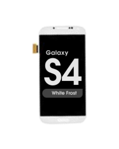 LCD Screen and Digitizer Assembly for Samsung Galaxy S4 (I9500) (No Frame) (White Frost)