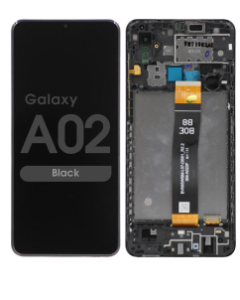 Refurbished - LCD Screen and Digitizer Assembly w/ Frame for Samsung Galaxy A02 (A022F / 2020) (International Version) (Black)