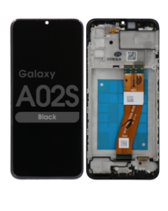 Refurbished - LCD Screen and Digitizer Assembly w/ Frame for Samsung Galaxy A02s (A025F / 2020) (International Version) (Black)