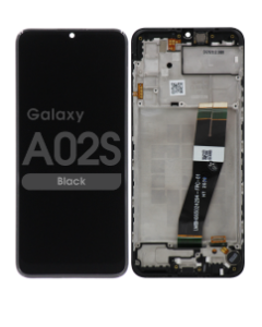 Refurbished - LCD Screen and Digitizer Assembly w/ Frame for Samsung Galaxy A02s (A025F / 2020) (US Version) (Black)