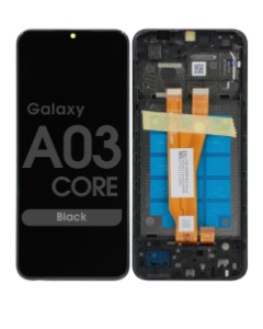 Service Pack - LCD Screen and Digitizer Assembly w/ Frame for Samsung Galaxy A03 Core (A032 / 2021) (Black)