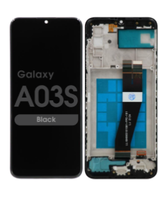 Premium - LCD Screen and Digitizer Assembly w/ Frame for Samsung Galaxy A03s (A037 / 2021) (US Version) (TYPE-C) (Black)