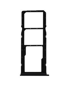 Dual Sim Card Tray for Samsung Galaxy A03 Core (A032 / 2021) (Black)
