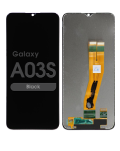 Refurbished - LCD Screen and Digitizer Assembly for Samsung Galaxy A03s (A037 / 2021) (Global Model) (Micro USB Frame) (No Frame) (Black)