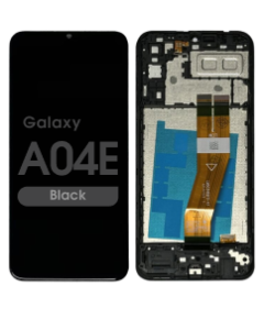 Refurbished - LCD Assembly w/ Frame for Samsung Galaxy A04E (A042 / 2022) (Black)