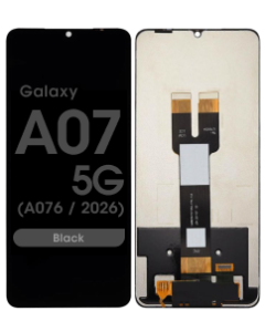 Refurbished - LCD Screen and Digitizer Assembly for Samsung Galaxy A07 5G (A076 / 2026) (No Frame) (Black)