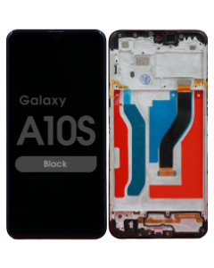 LCD Screen and Digitizer Assembly w/ Frame for Samsung Galaxy A10s (A107 /2019) (Black)