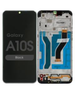 Service Pack - LCD Screen and Digitizer Assembly w/ Frame for Samsung Galaxy A10s (A107 / 2019) (Black)