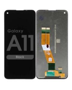 Incell - LCD Screen and Digitizer Assembly for Samsung Galaxy A11 (A115M / A115F) (No Frame) (Short Lens Version) (157.5mm) (Black)