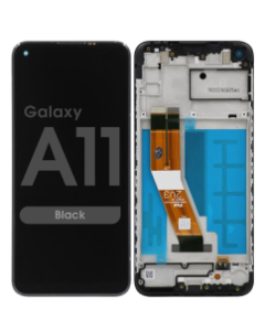 LCD Screen and Digitizer Assembly w/ Frame for Samsung Galaxy A11 (A115F / A115M) (International Version) (Black)
