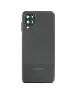 OEM Pull - Back Cover w/ Camera Lens for Samsung Galaxy A12 (A125) (Black)