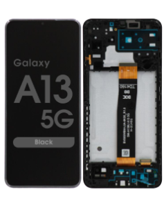 Premium - LCD Screen and Digitizer Assembly w/ Frame for Samsung Galaxy A13 5G (A136U / 2021) (Black)
