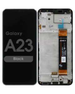 Refurbished - LCD Screen and Digitizer Assembly w/ Frame for Samsung Galaxy A23 (A235 / 2022) (Black)