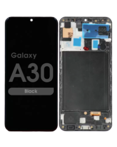 Incell - LCD Screen and Digitizer Assembly w/ Frame for Samsung Galaxy A30 (A305 / 2019) (Black)