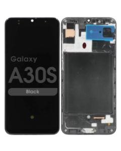 Incell - LCD Screen and Digitizer Assembly w/ Frame for Samsung Galaxy A30s (A307 / 2019) (Black)