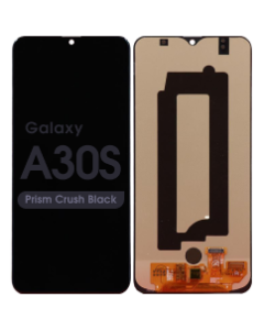 Refurbished - OLED Screen and Digitizer Assembly for Samsung Galaxy A30s (A307 / 2019) (No Frame) (Prism Crush Black)