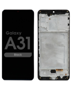 OLED Screen and Digitizer Assembly w/ Frame for Samsung Galaxy A31 (A315 / 2020) (Black)
