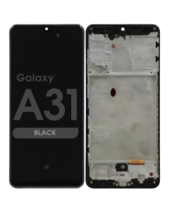 Incell - LCD Screen and Digitizer Assembly w/ Frame for Samsung Galaxy A31 (A315 / 2020) (Black)