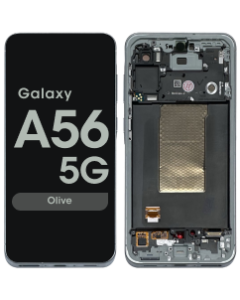 LCD Screen and Digitizer Assembly w/Frame for Samsung Galaxy A56 5G (A566 / 2025) (Olive)