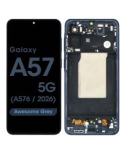 Premium - OLED Screen and Digitizer Assembly w/ Frame for Samsung Galaxy A57 5G (A576 / 2026) (Awesome Navy)