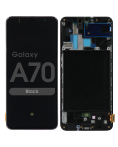 LCD Screen and Digitizer Assembly w/ Frame for Samsung Galaxy A70 (A705) (Black)