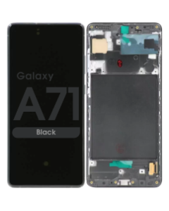 Incell - LCD Screen and Digitizer Assembly w/ Frame for Samsung Galaxy A71 (A715 / 2020) (Black)
