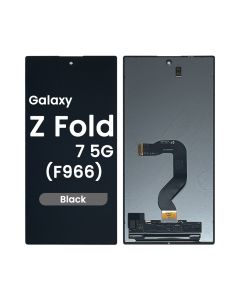 Refurbished - Outer OLED Screen and Digitizer Assembly for Samsung Galaxy Z Fold 7 5G (F966) (Black)