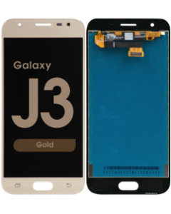 Refurbished - LCD Screen and Digitizer Assembly for Samsung Galaxy J3 (J337 / 2018) (No Frame) (Gold)