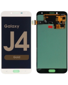 Refurbished - LCD Screen and Digitizer Assembly for Samsung Galaxy J4 (J400 / 2018) (No Frame) (Gold)