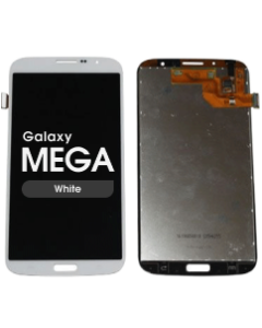 LCD Screen and Digitizer Assembly for Samsung Galaxy Mega (I9200 / I9205 / I527 / L600) (No Frame) (White)