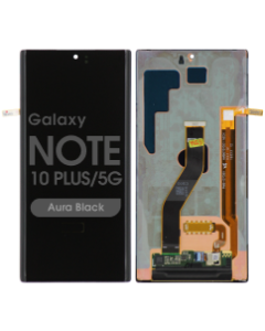 Refurbished - OLED Screen and Digitizer Assembly for Samsung Galaxy Note 10 Plus / 5G (N975 / N976) (No Frame) (Aura Black)