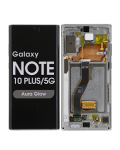 Refurbished - OLED Screen and Digitizer Assembly w/ Frame for Samsung Galaxy Note 10 Plus / 5G (N975 / N976) (Aura Glow)