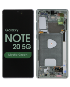 Service Pack - OLED Screen and Digitizer Assembly w/ Frame for Samsung Galaxy Note 20 5G (N980) (Mystic Green)