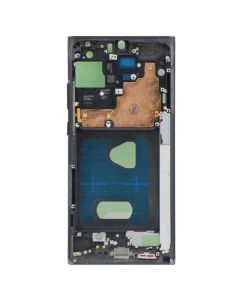 Mid Frame w/ Adhesive for Samsung Galaxy Note 20 Ultra (G998) (All Carriers except Verizon 5G UW) (Mystic Black)