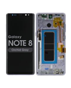 Aftermarket - OLED Screen and Digitizer Assembly w/ Frame for Samsung Galaxy Note 8 (N950) (Orchid Gray)