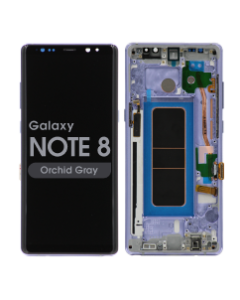 Refurbished - OLED Screen and Digitizer Assembly w/ Frame for Samsung Galaxy Note 8 (N950) (Orchid Gray)